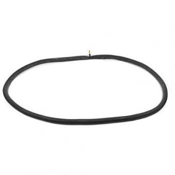 700x19/23C Bike Tire Inner Tube, 48mm US Valve, Black Butyl