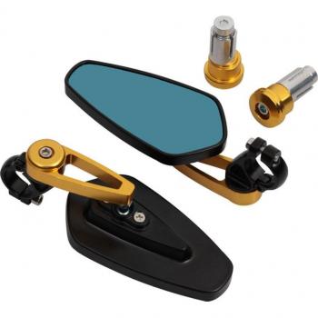 2pcs Rear View Bar End Mirrors for Motorcycle
