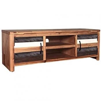 VidaXL Rustic TV Cabinet in Solid Acacia Wood 120x35x40 cm