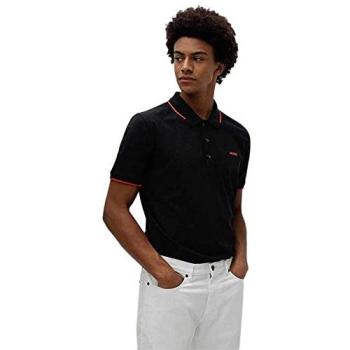Polo Hugo Boss Manches Courtes Noir M