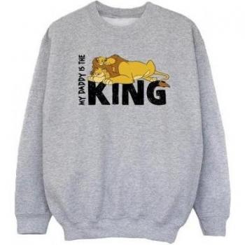 Sweatshirt Disney Filles Le Roi Lion Papa est Roi 6-7 gris