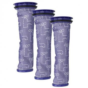 Vhbw 3x Motor Protection Filter for Dyson DC65 Animal Exklusiv, Total Clean, Multi Floor Vacuum