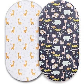 Babybett‑Spannbettlaken 80 x 46 cm – 2er Set