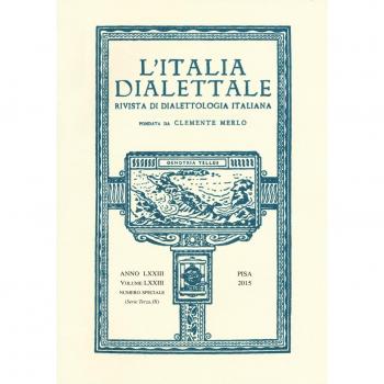 L'Italia dialettale. Rivista di dialettologia italiana