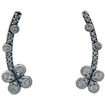 Pendientes de botón de plata 297936CZ