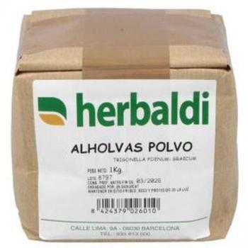 5 x Hierba alholvas polvo 1 kg de polvo