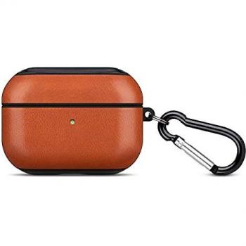 Case in pelle Haobobro AirPods Pro compatibile ricarica wireless