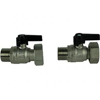 Polypipe ¾x1 Stainless Isolation Valves for UFH Systems – Pair