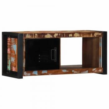 Bois Récup' TV Stand 80x30x35 cm – Design durable