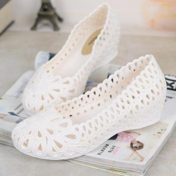 Hospital Chic Sandalia Blanca Transpirable