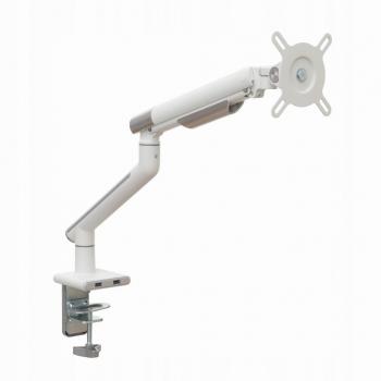 Soporte de Escritorio para Monitor LED/LCD 17-32 ART L-19GD Asistencia de Gas 2-9 kg 2X USB 3.0 Blanco