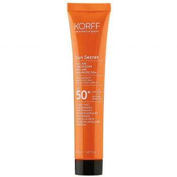 Korff Sun Secret Oscuro 50ml con Protección SPF 50+ y Antiedad