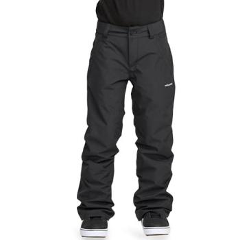Volcom Pantalon de Neige Noir – Freakin Chino Isolé, Taille Enfant S