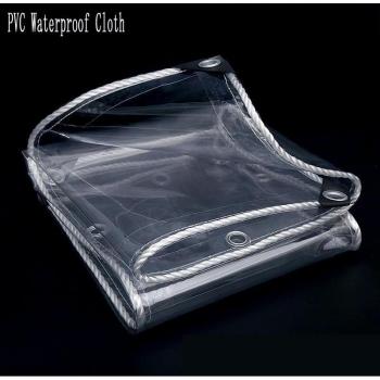 0.3mm Thick Soft Transparent PVC Rainproof Cloth for Garden and Animal Cover
