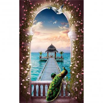 BalconArte Floral: Calcomanías de Puerta y Ventana