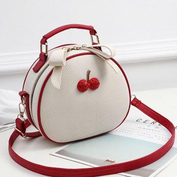 Bolso de Hombro Kawaii con Detalle Florido