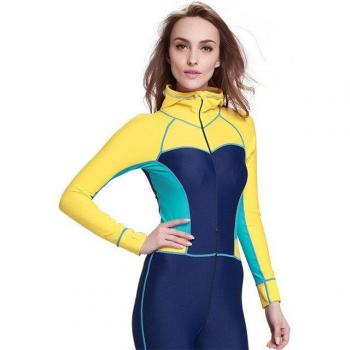 Traje de Una Pieza de Neopreno para Mujeres con Manga Larga