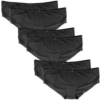 Fabio Farini Damen Unterhosen Baumwoll-Pantys 6 Stück