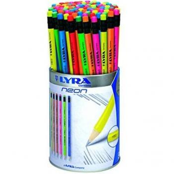 Conjunto de lápices LYRA Neon HB 96 unidades