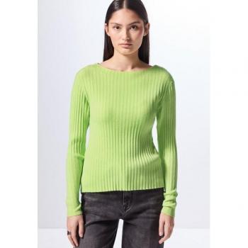 Pull vert à texture côtelée Street One Studio pour femme taille 44