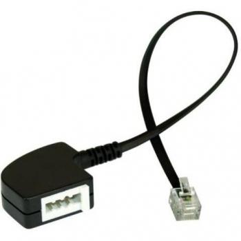 TAE Adapterkabel RJ11 Stecker auf TAE-N Buchse