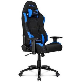 AKRACING Core EX Gaming‑Stuhl, breit, Kissen inklusive – Stoffbezug Schwarz-Blau