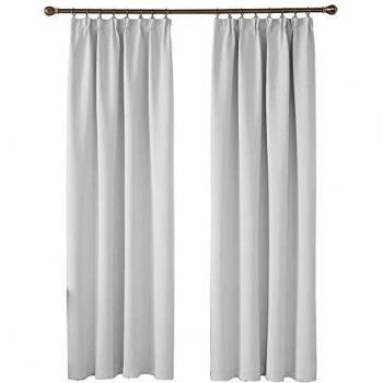 Tenda Camariera Deconovo 132x242 cm Grigio Perla