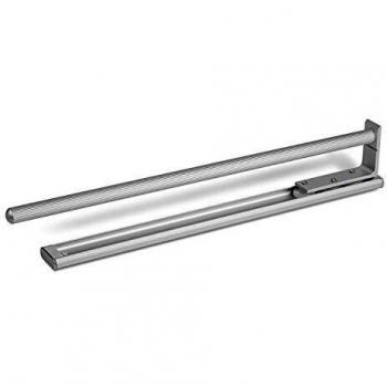 Porte-serviettes design moderne en aluminium 1 bras 450-730 mm