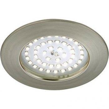 Nickel-mattes Einbaublenden-LED-Modul von Briloner mit 10,5 Watt