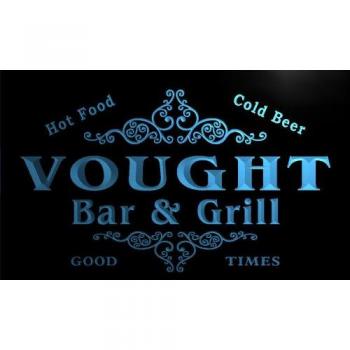 Barlicht‑Sign von VOUGHT (u47278‑b) – Familienname in Neon