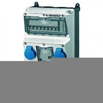 Mennekes AMAXX Steckdosen-Kombination, 1x CEE 32A, 1x CEE 16A, 2x Schuko