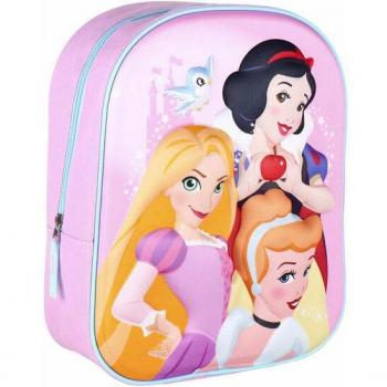 Zaino 3D Principesse Disney Multicolore 31cm