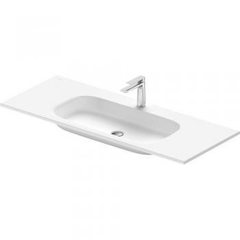 Vasque DuroCast Plus Sivida Duravit, 122x48,5 cm, blanc satiné