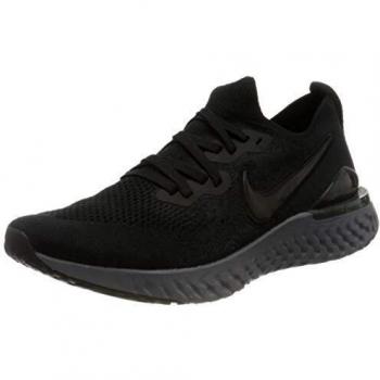 NIKE Epic React Flyknit2, Zapatillas de Fitness Mujer, Negro