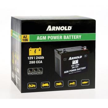 Batterie SLA U1R-280 pour tondeuse avec terminal droit