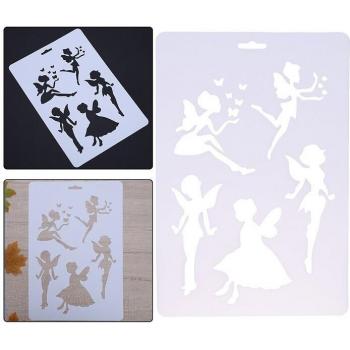 Flower Vine Embossing Stencil for Card Making