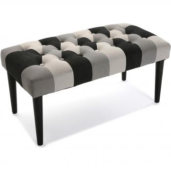 Sgabello Legno & Poliestere Versa