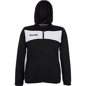 Spalding Evolution II Classic Veste avec Capuche Homme Noir/Blanc FR : L