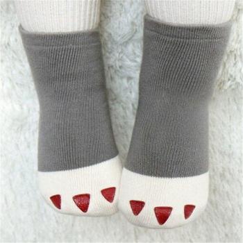 Kids Anti-Slip Boat Socks 0-6 Years with Rubber Grips