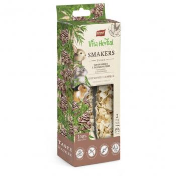Vitapol Vita Herbal Smakers Ajo de Jerusalén con Chirivía – golosina para roedores y conejos – 2 piezas / 90 g