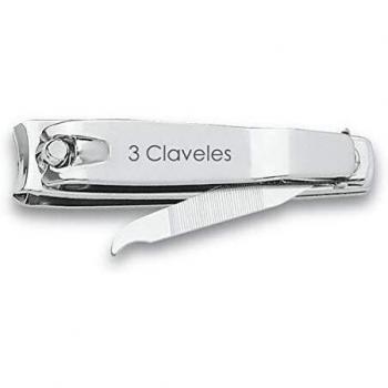 Cortauñas Cromado con Lima 6cm