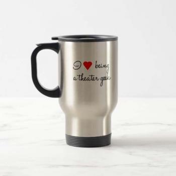 Mug à café en acier inoxydable Théâtre Geek