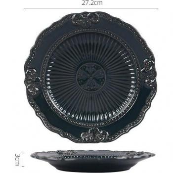 Western Style Court Relief Plate