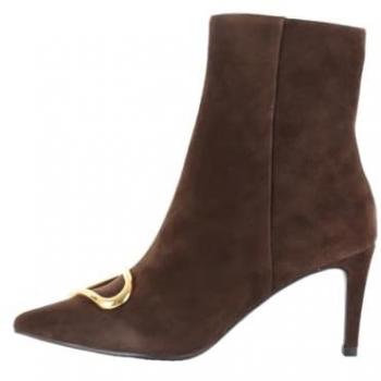 Braune Coccinellehimma Suede Stiefeletten