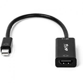 Convertidor MiniDP/Thunderbolt a HDMI 4K Negro