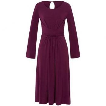 Les Lunes Smillaa Jerseykleid mit Knopfverschluss