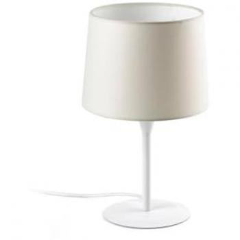 Conga Tischlampe Rund Tapered Weiß E27 36 cm