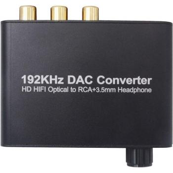 Convertisseur audio 192kHz Coaxial Fibre 5.1 HD avec décodeur AC-3/DTS