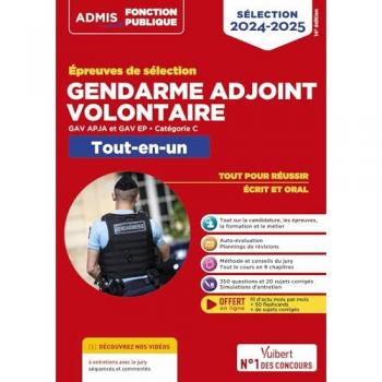 Épreuves de sélection Gendarme adjoint volontaire