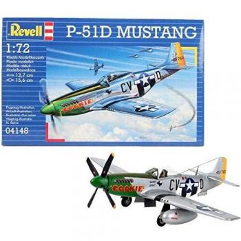 Revell Model Kit P-51D Mustang Classic Paint and Glue